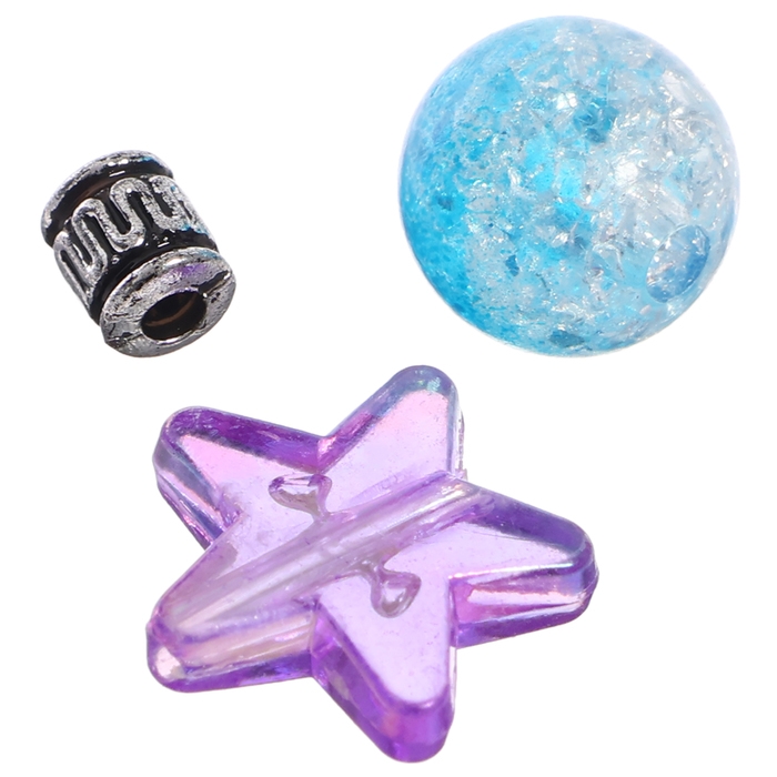 Набор для творчества &laquo;Создай украшение: Русалочка&raquo;, 12 видов бусин, 5 шармов