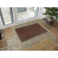 Коврик придверный влаговпитывающий, ребристый, &laquo;Стандарт&raquo;, 80&times;120 см, цвет коричневый