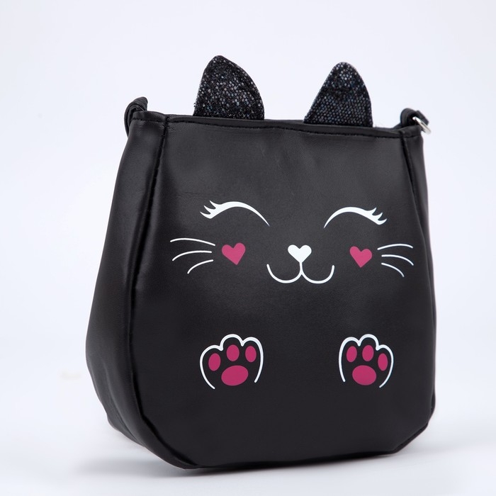 Сумка детская для девочки &laquo;чёрный котик&raquo;