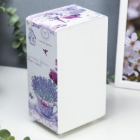 Шкатулка дерево комод "Эйфелева башня и лаванда" 19,5х11х8 см