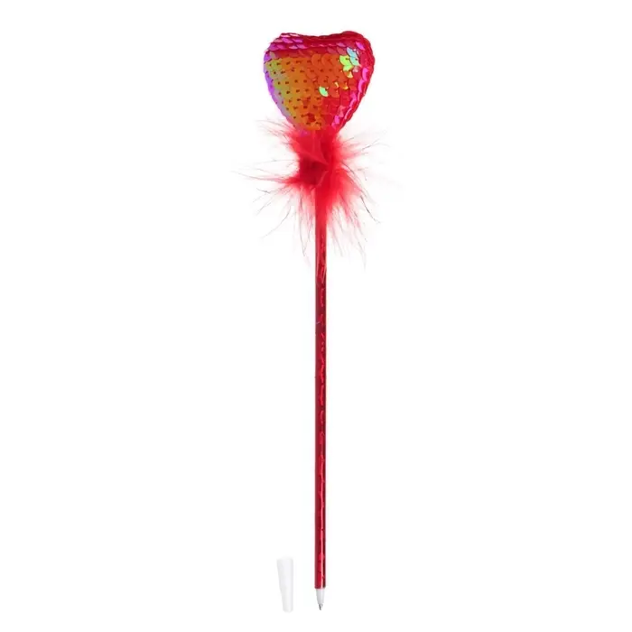 Ручка &laquo;Сердечко&raquo;, синие чернила, МИКС