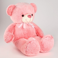Мягкая игрушка &laquo;Медведь&raquo;, с бантом, 85 см, цвет розовый