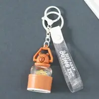 Брелок с карабином, ремешком свет "Капибара-лампа" 3,2х3,2х21 см
