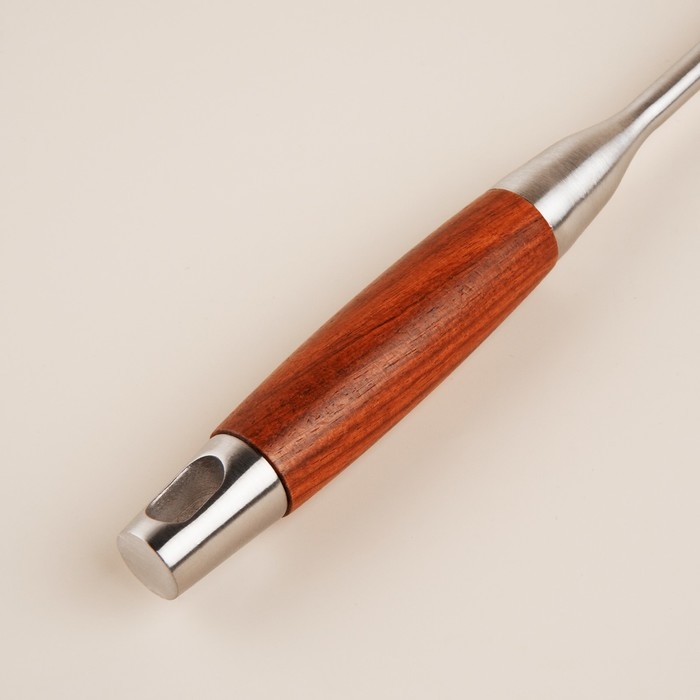 Лопатка из нержавеющей стали SL Home, &laquo;Рустик&raquo;, 39&times;10 см, цвет серебряный