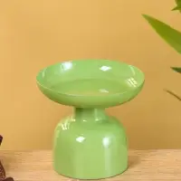 Подсвечник на 1 свечу "Кипарис" глянцевый 10х10х9 см