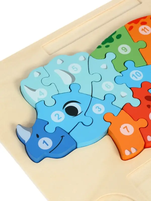 Деревянный 3D- пазл для малышей