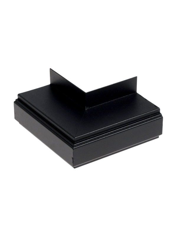 Коннектор угловой для магнитного шинопровода, серия "Broad", скрытый монтаж, алюминий