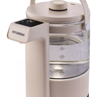 Чайник HYK-G7700 2,5л 2200Вт кремовый (стекло)