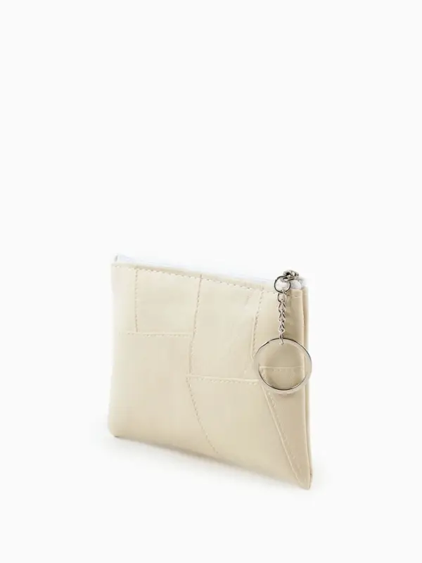 Кошелек жен 13-01-01 Июнь2509, 15*0,5*11 см, отд на молнии, бежевый