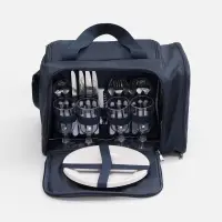 Набор для пикника Campello на 4 персоны, темно-синий