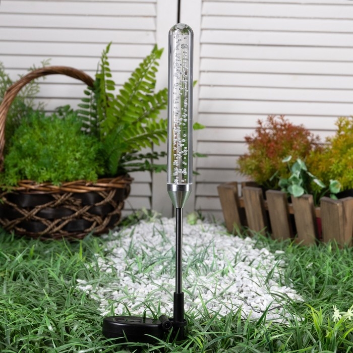 Садовый светильник на солнечной батарее &laquo;Пузырьки&raquo;, 70 см, 1 LED, свечение мульти (RGB)