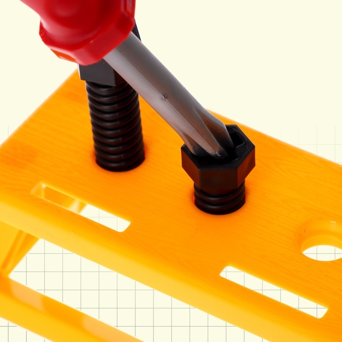 Набор инструментов &laquo;Плотник&raquo;, 7 элементов, цвет МИКС