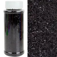 Конфетти &laquo;Шестиугольники&raquo; чёрные, металлик, 0.1 см, 90 г