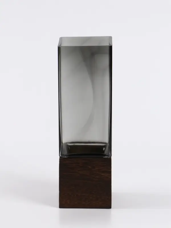 Ваза &laquo;Данте&raquo;, 25&times;8 см, стекло, серая