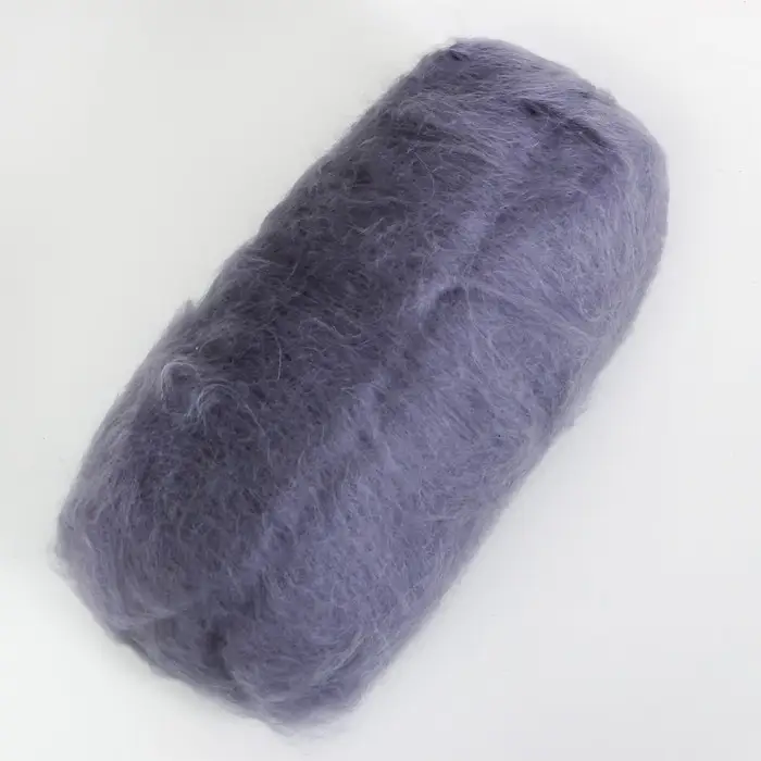 Шерсть для валяния "Кардочес" 100% полутонкая шерсть 100гр (169 серый)