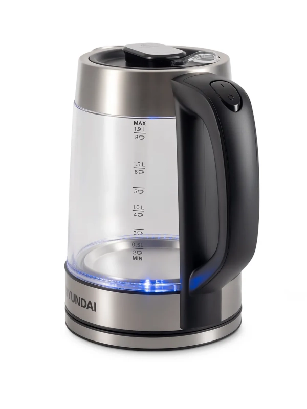 Чайник HYK-G4015 1,7л 2200Вт черный (стекло)