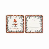 Шильдики на подарки &laquo;Счастья&raquo;, 6.5&times;5.1 см, набор 6 шт.