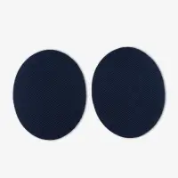 Заплатки для одежды, 7&times;5.5 см, термоклеевые, пара, синие