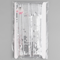 Лента декоративная с квадратными пайетками, 2,5 см, 9 &plusmn; 0,5 м, цвет серебряный