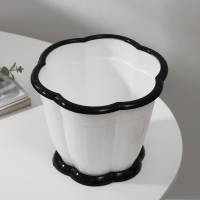 Горшок с поддоном &laquo;Восторг&raquo;, 1,5 л, цвет белый