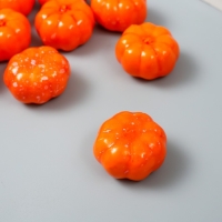 Декор для творчества "Оранжевая тыква" набор 10 шт 2,6х3,5х3,5 см