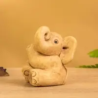 Сувенир &laquo;Слоненок&raquo;, 7&times;6.5&times;5 см, керамика, бежевый