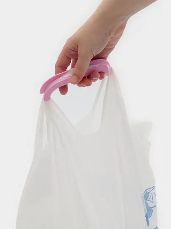 Набор ручек-держателей для пакетов 3 шт, цвет МИКС