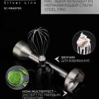 Погружной мощный блендер с насадками 1000 Вт, SC-HB42F90
