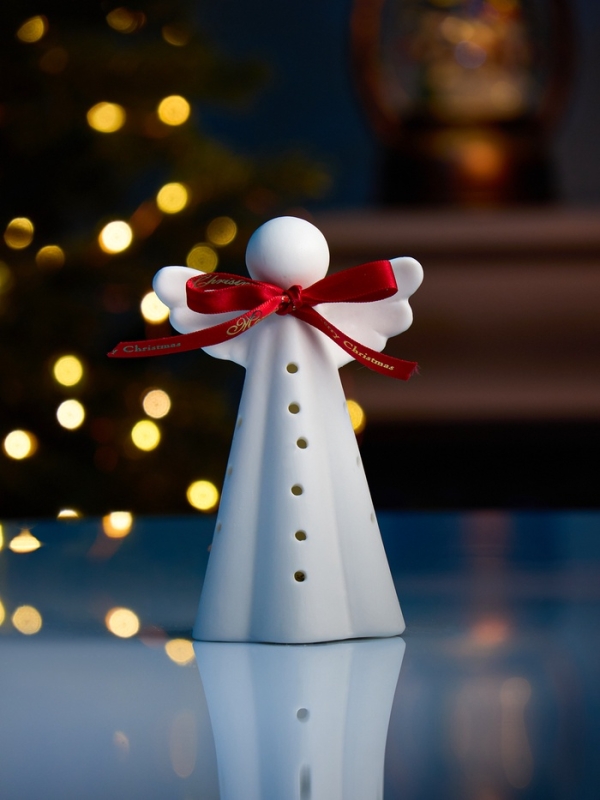 Светодиодная фигура "Ангелок" 8.2х6.2х12.8 см, 1 LED, LR44x3(в компл.), свечение тёплое белое