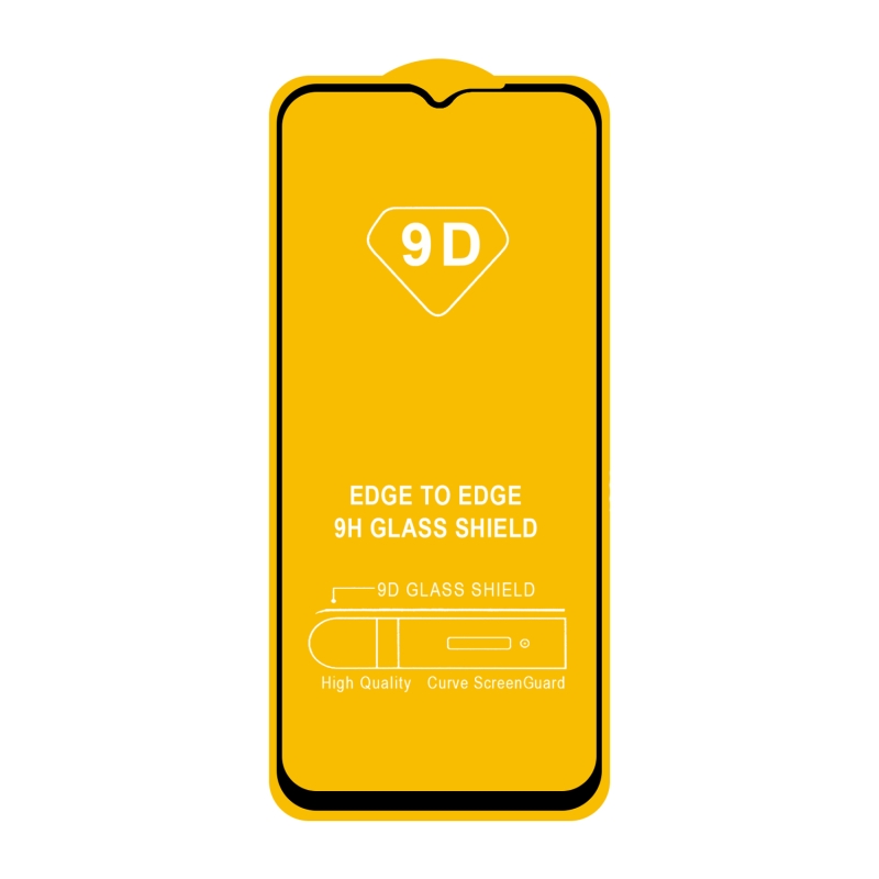 Защитное стекло Xiaomi Mi 10 Lite с рамкой 9H Full Glue без упаковки (25 шт./уп.)