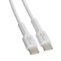 Кабель VIXION PRO VX-27c, Type-C -Type-C, 60W, 3А, 1 м, белый