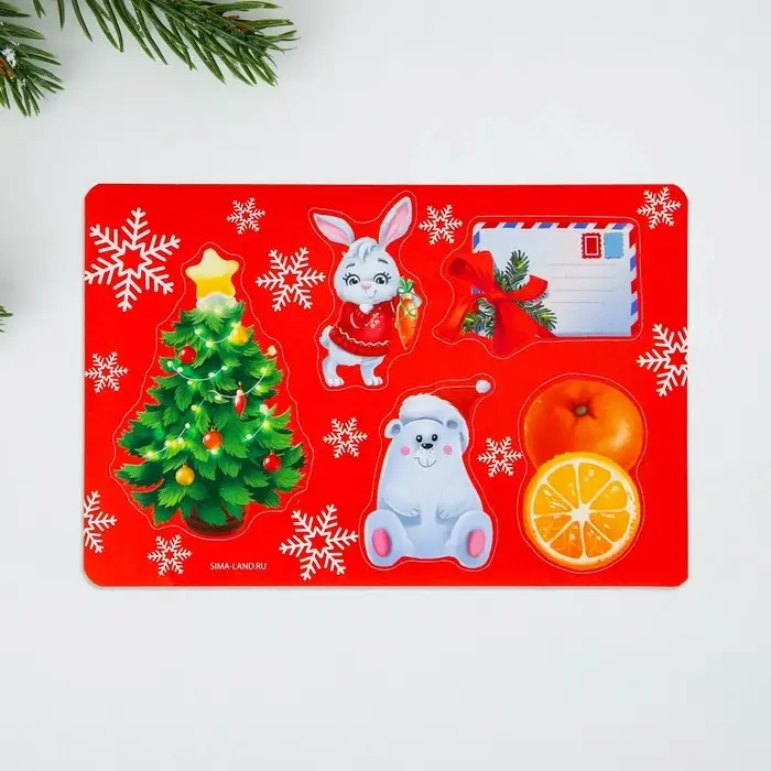 Письмо Деду Морозу открытка с наклейками &laquo;Новый год: Впусти сказку в свою жизнь!&raquo;