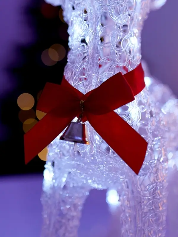 Светильник фигура светодиодная &laquo;Олень&raquo;, 40 см, 50 LED, 220V, БЕЛЫЙ