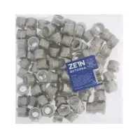 Футорка ZEIN engr, 1/4" х 1/2", внутренняя/наружная резьба, нержавеющая сталь