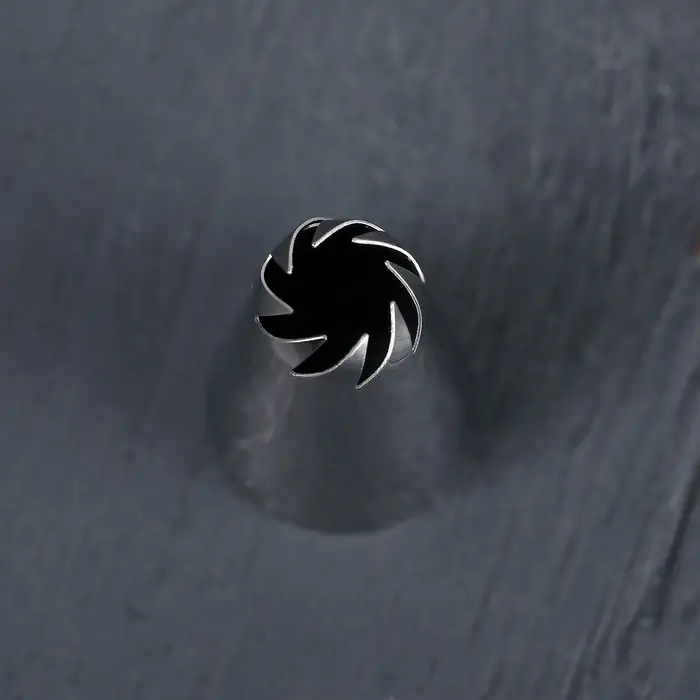 Насадка кондитерская &laquo;Закрытая роза&raquo;, d=2,3 см, выход 0,9 см, нержавеющая сталь