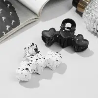 Краб для волос &laquo;Флоранс&raquo;, сердца, 7 см, МИКС