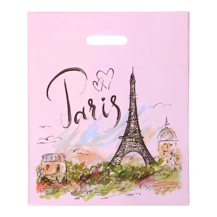 Пакет &laquo;Матье&raquo;, полиэтиленовый с вырубной ручкой, 36&times;43 см, 35 мкм