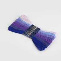 Набор ниток мулине хлопок 8&plusmn;1м (наб 7шт цена за наб) cпектр фиолетовый TR