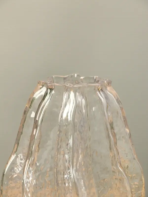 Ваза стекло настольная "Кэли" 21х12х6 см, прозрачный