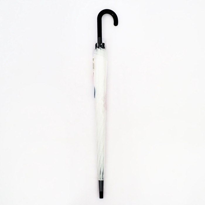 Зонт полуавтоматический &laquo;Медведь&raquo;, 8 спиц, R = 47/54 см, D = 108 см, цвет белый