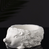 Фигурное кашпо "Ёжик" 15х11х5 см