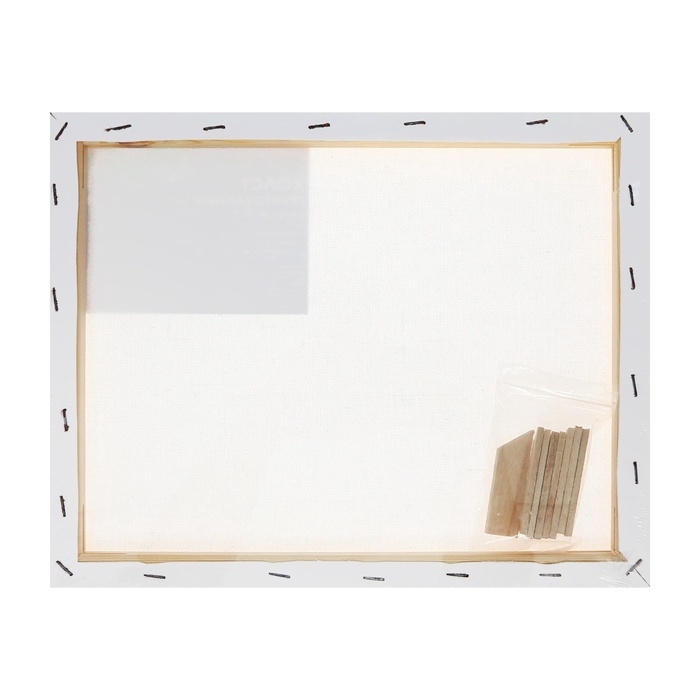 Холст на подрамнике 1,6х25х35 см, хлопок 100%, акриловый грунт, мелкозернистый, 280г/м&sup2;