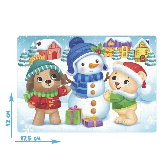 Пазл детский &laquo;Скоро Новый год&raquo;, 54 элемента