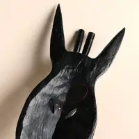 Маска "Жираф" дерево 50х15х7 см