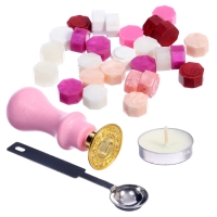 Набор для опытов для детей &laquo;Сургучная печать. Я тебя люблю&raquo;, штамп, сургуч, конверт для письма