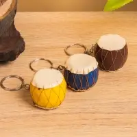 Сувенир брелок "Барабан" махагон, МИКС, 3,5х3,5х3 см