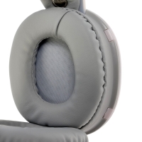 Наушники полноразмерные Mybit W-33, RGB подсветка, BT5.3, 800 мАч, Type-C, белые