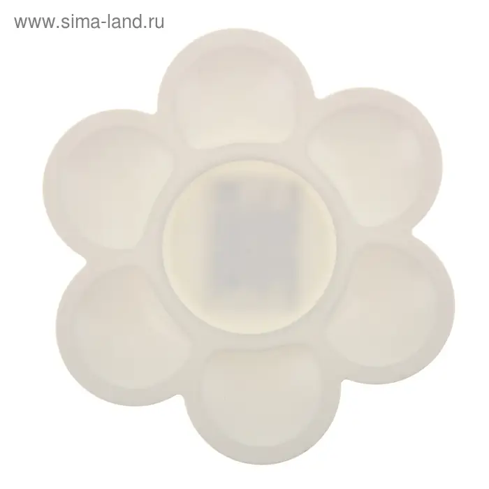 Палитра "Цветочек", белая