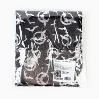 Скатерть на хеллоуин &laquo;Летучие мыши&raquo;, серебро, 200 х 140