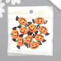 Декор для творчества пластик "Тыква с крыльями" 1,8х3,3х0,8 см